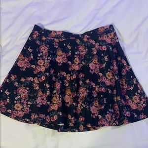 Forever 21 Floral Mini Skirt